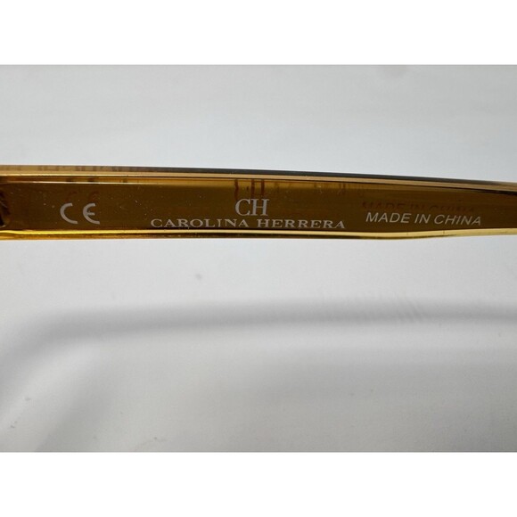 Carolina Herrera VHE677K Eyeglass Frames Only Blue Gold COL 0D99 52-17-140 main image 10